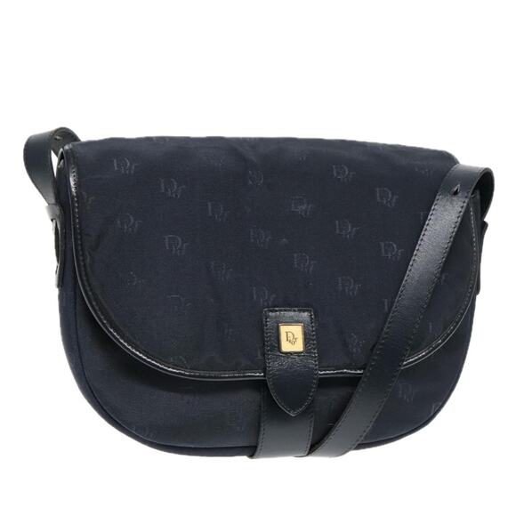 DIOR Canvas Shoulder Bag Navy - Picture 1 of 16
